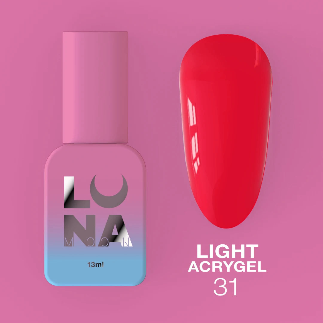 LUNAmoon Liquid Light Acrygel #31, 13ml