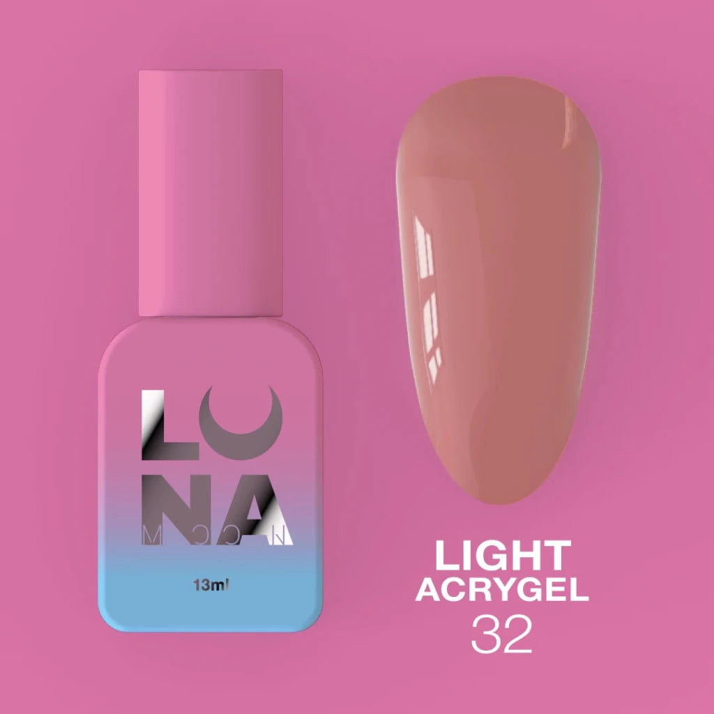 LUNAmoon Liquid Light Acrygel 32, 13ml - Level Up Beauty Supply