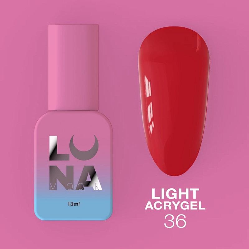 LUNAmoon Liquid Light Acrygel 36, 13ml - Level Up Beauty Supply
