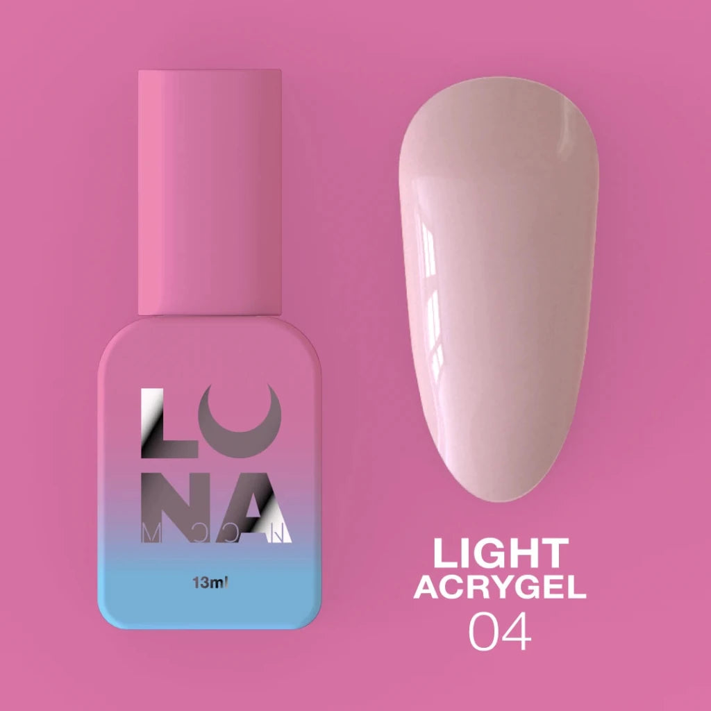 LUNAmoon Liquid Light Acrygel 04 - Level Up Beauty Supply