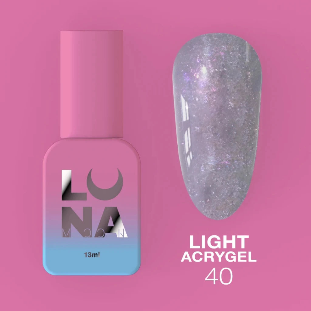 LUNAmoon Liquid Light Acrygel 40, 13ml - Level Up Beauty Supply