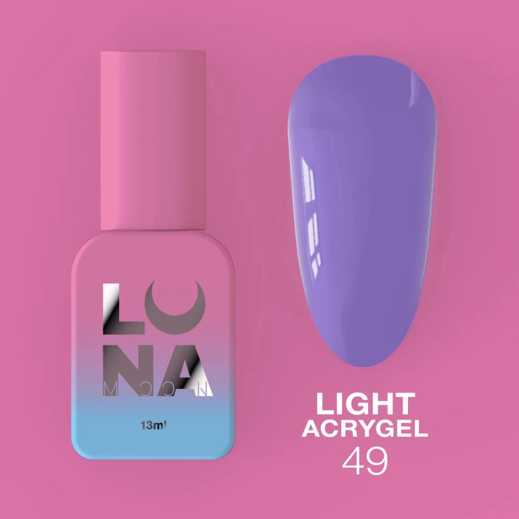 LUNAmoon Liquid Light Acrygel 49, 13ml - Level Up Beauty Supply