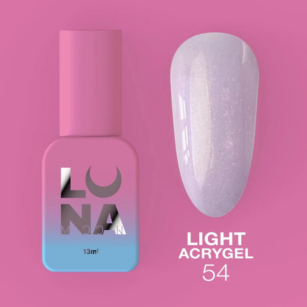 LUNAmoon Liquid Light Acrygel 54, 13ml - Level Up Beauty Supply