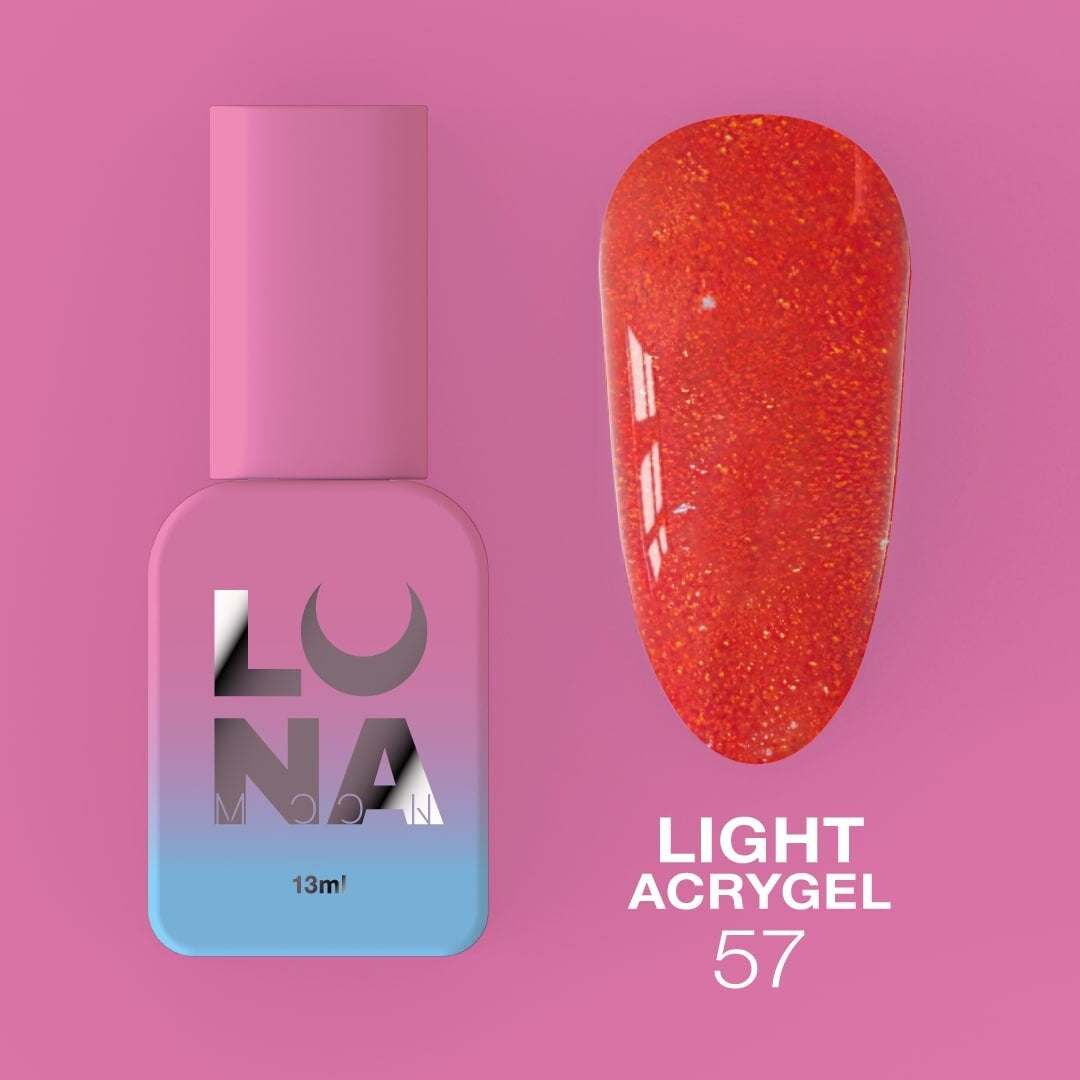 LUNAmoon Liquid Light Acrygel #57, 13ml