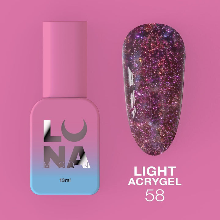 LUNAmoon Liquid Light Acrygel #58, 13ml