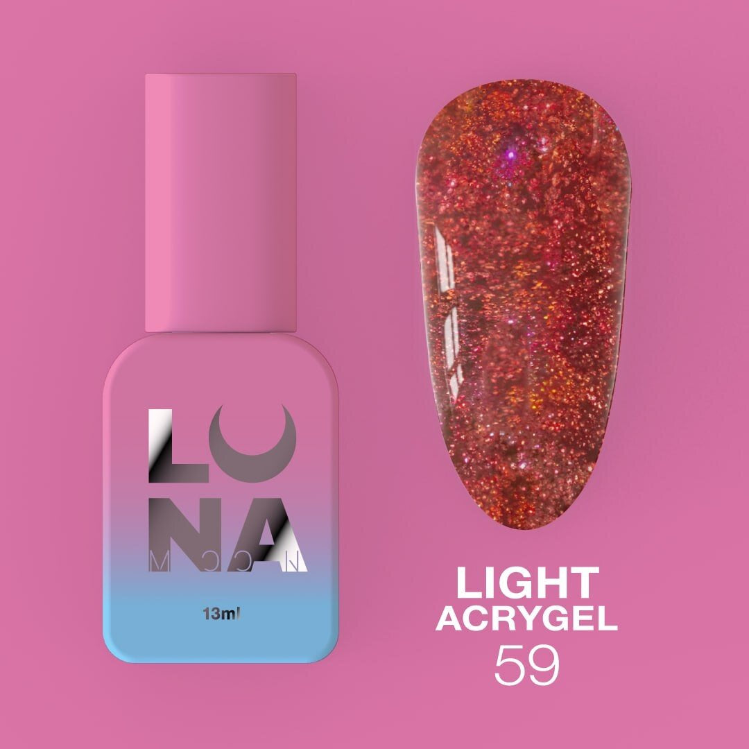 LUNAmoon Liquid Light Acrygel #59, 13ml