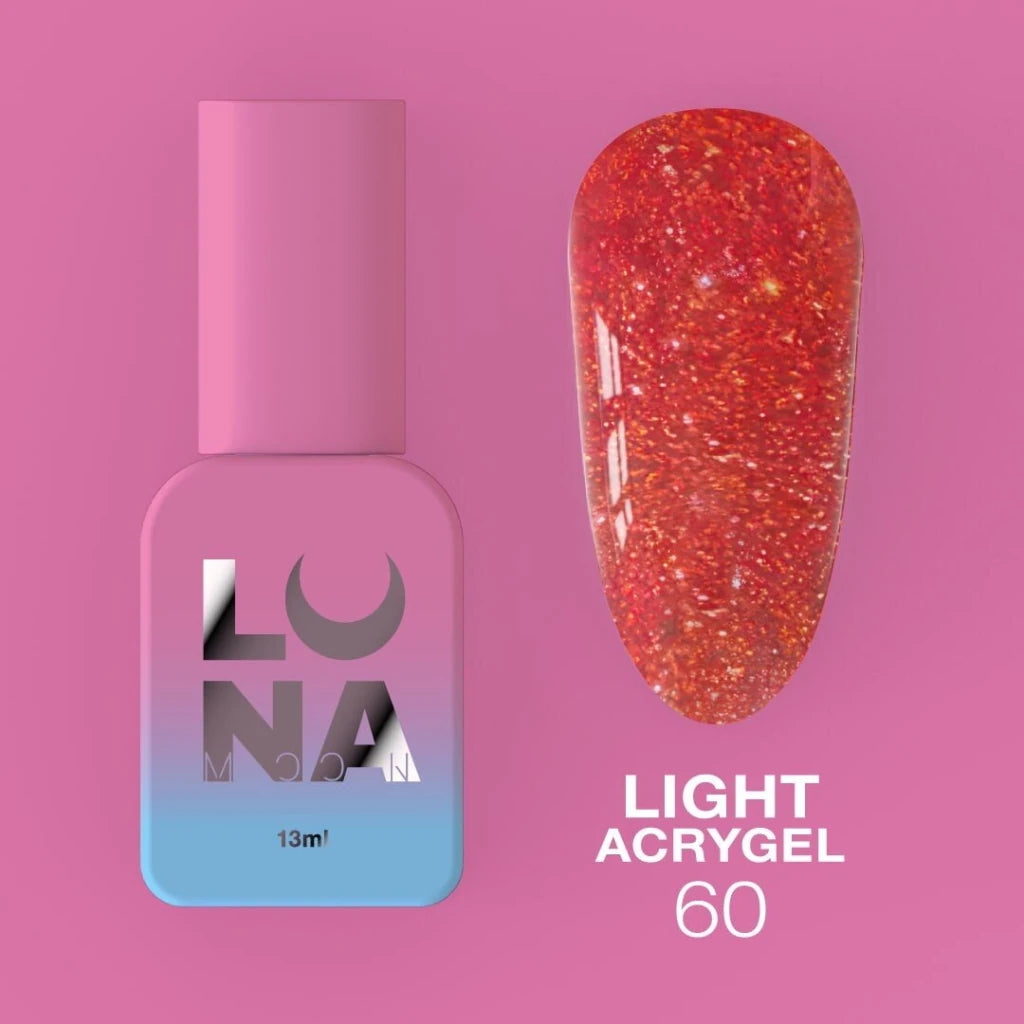 LUNAmoon Liquid Light Acrygel 60, 13ml - Level Up Beauty Supply