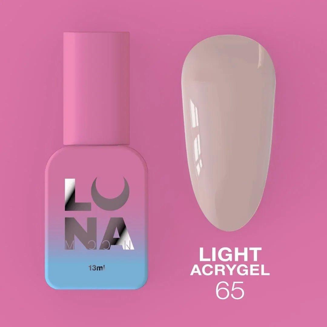 LUNAmoon Liquid Light Acrygel 65, 13ml - Level Up Beauty Supply