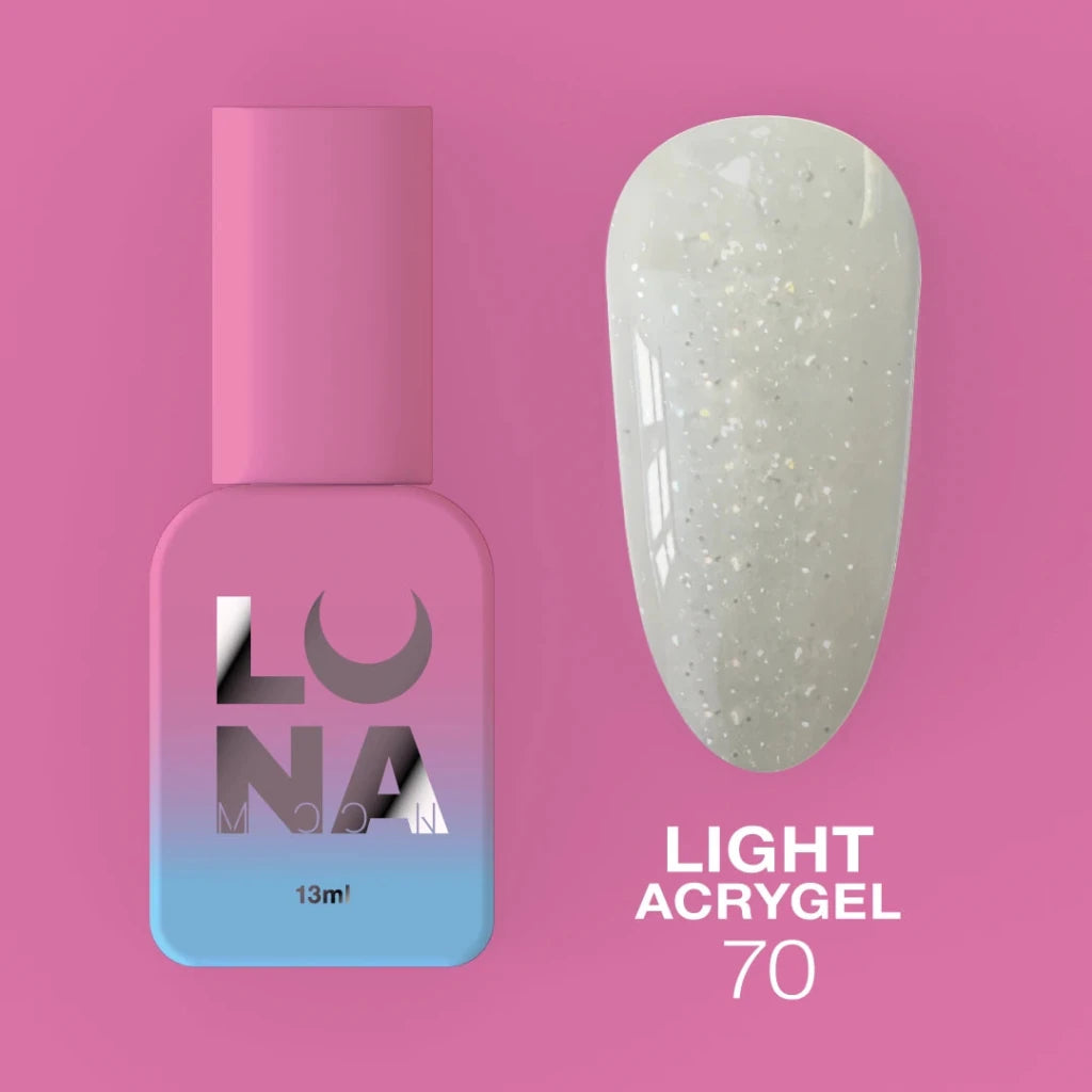 LUNAmoon Liquid Light Acrygel 70, 13ml - Level Up Beauty Supply