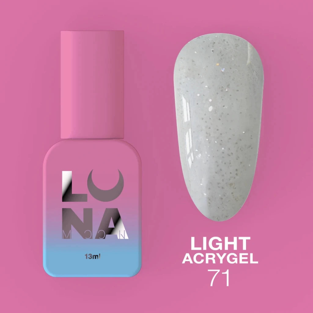LUNAmoon Liquid Light Acrygel 71, 13ml - Level Up Beauty Supply