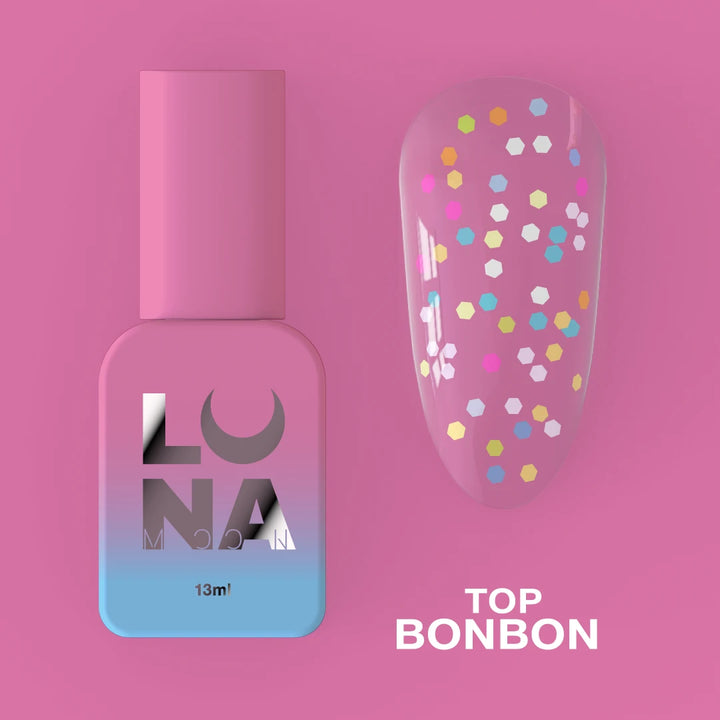 LUNAmoon Top Coat Bonbon, 13ml