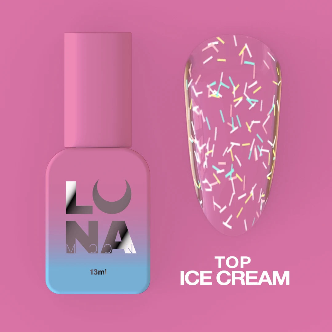 LUNAmoon Top Coat Ice Cream, 13ml