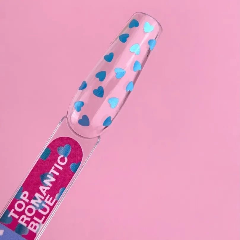 LUNAmoon Top Coat Romantic Blue, 13ml - Level Up Beauty Supply