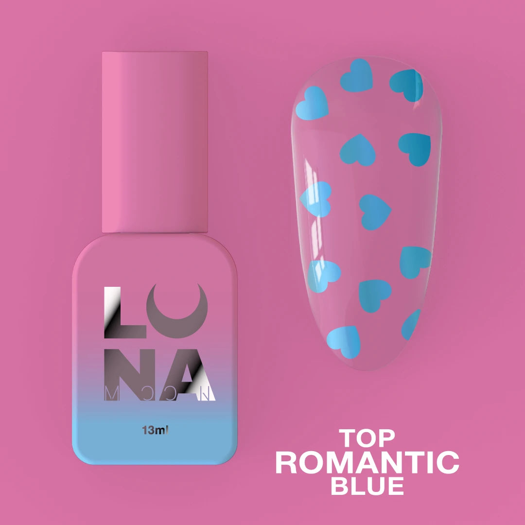 LUNAmoon Top Coat Romantic Blue, 13ml