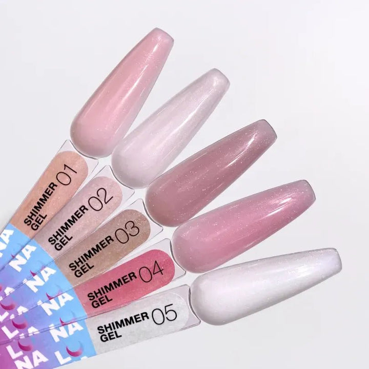 LUNAmoon Builder Gel Shimmer 01 - Level Up Beauty Supply