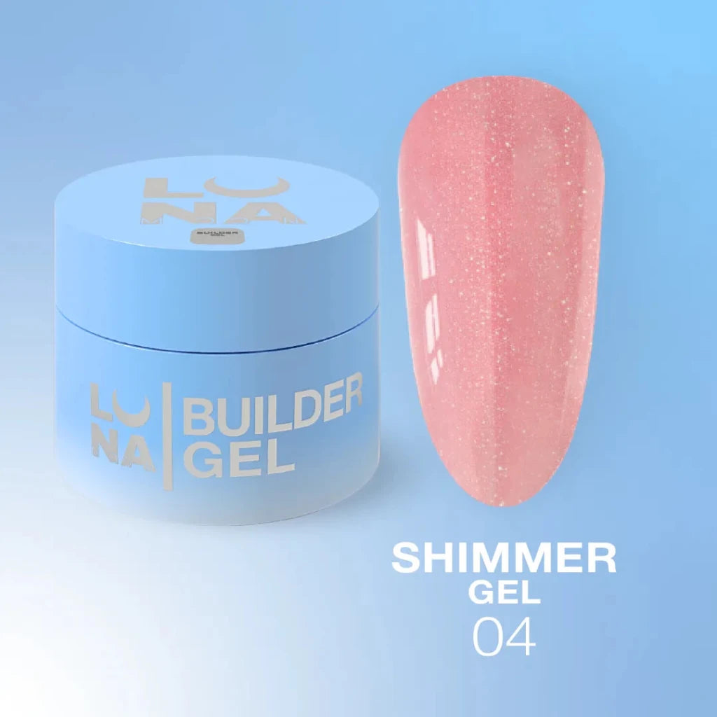 LUNAmoon Builder Gel Shimmer 04 - Level Up Beauty Supply