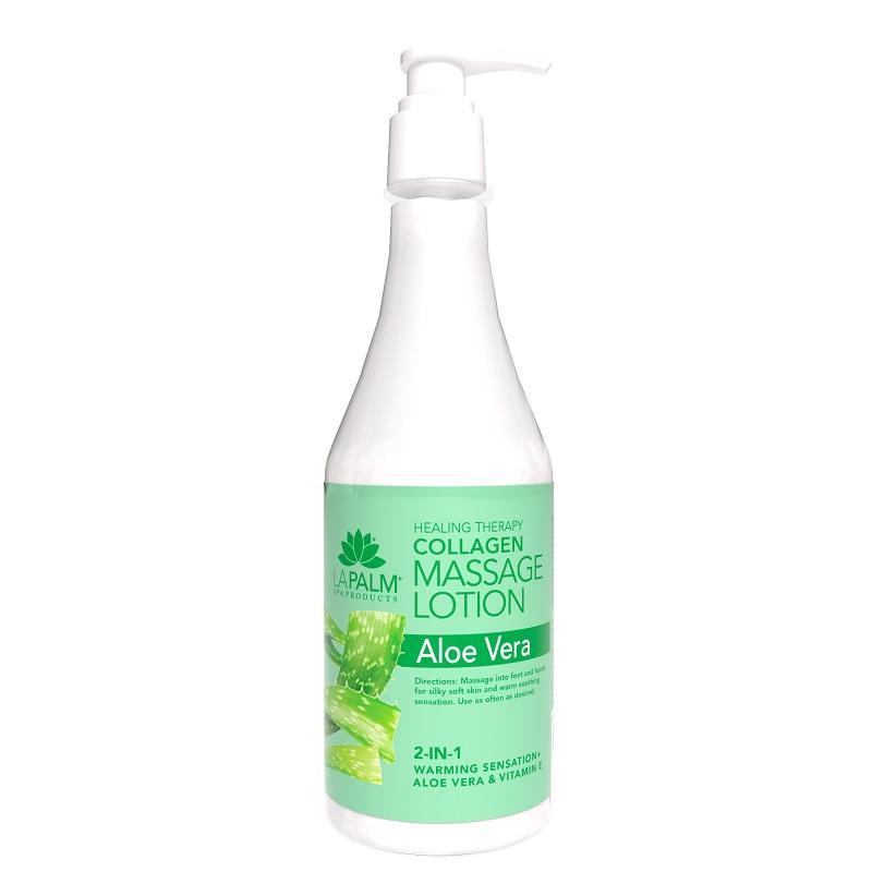 La Palm Massage Lotion Aloe Vera, 240ml - Level Up Beauty Supply