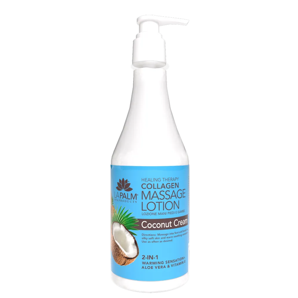 La Palm Massage Lotion, 240ml, Coconut Cream