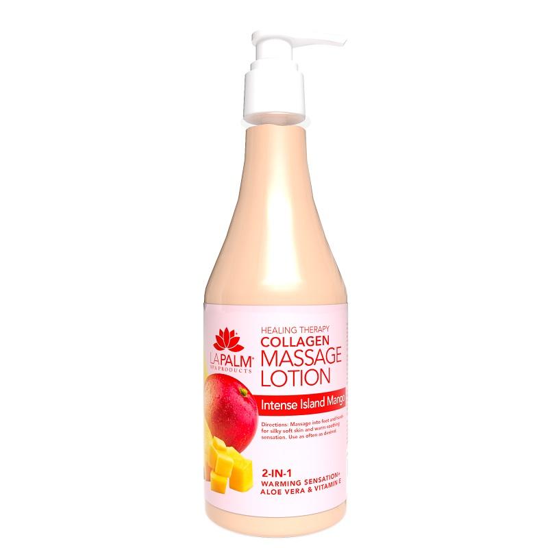 La Palm Massage Lotion Intense Island Mango, 240ml - Level Up Beauty Supply
