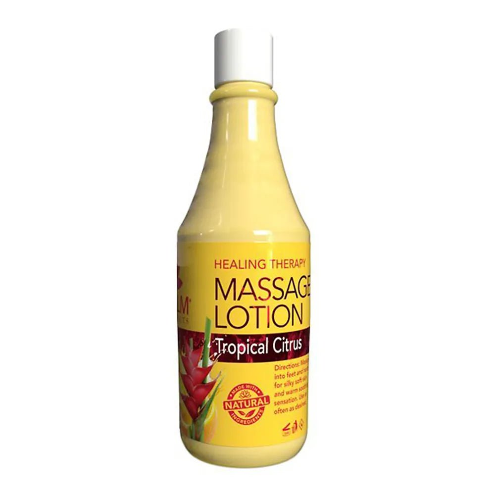 La Palm Massage Lotion Tropical Citrus, 88ml / 3.3 fl. Oz - Level Up Beauty Supply