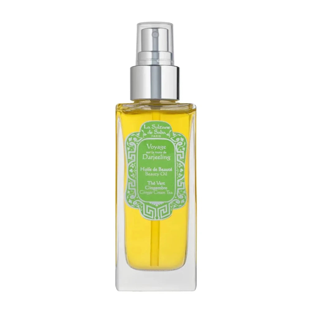 La Sultane De Saba - Beauty Oil - Ginger Green Tea - Journey To the Route of Darjeeling, 200ml - Level Up Beauty Supply