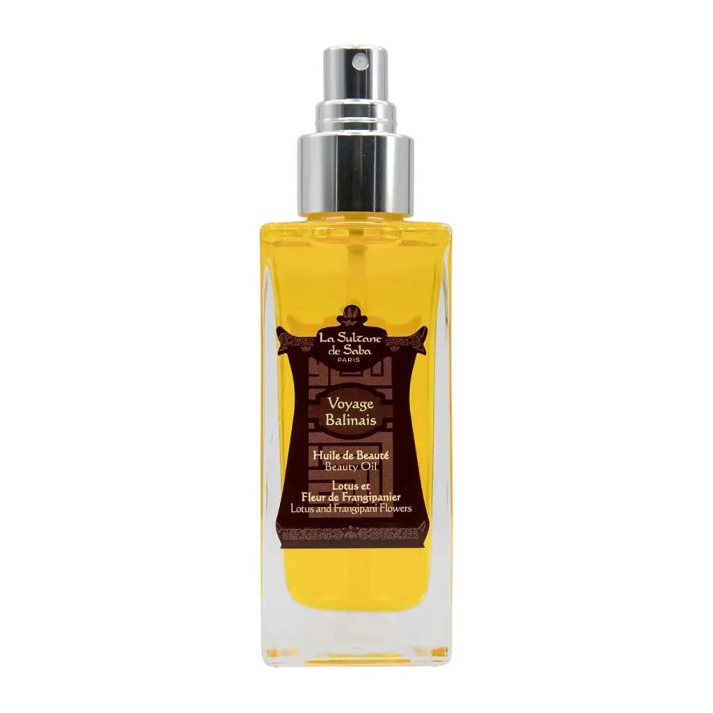 La Sultane De Saba - Beauty Oil - Lotus and Frangipani Flower - Journey To Bali, 200ml - Level Up Beauty Supply