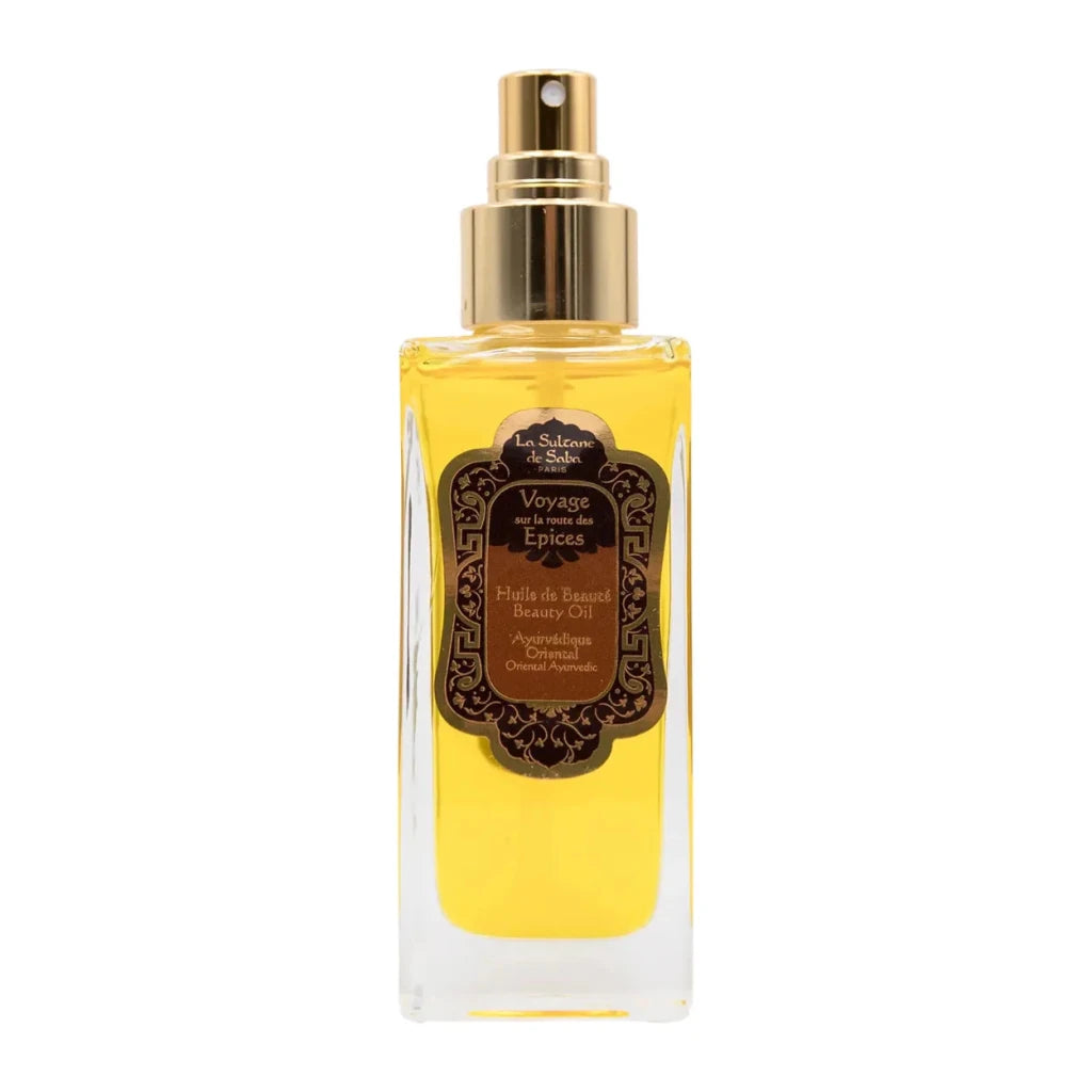 La Sultane De Saba - Beauty Oil Oriental Ayurvedic - Amber Vanilla Patchouli, 200ml - Level Up Beauty Supply