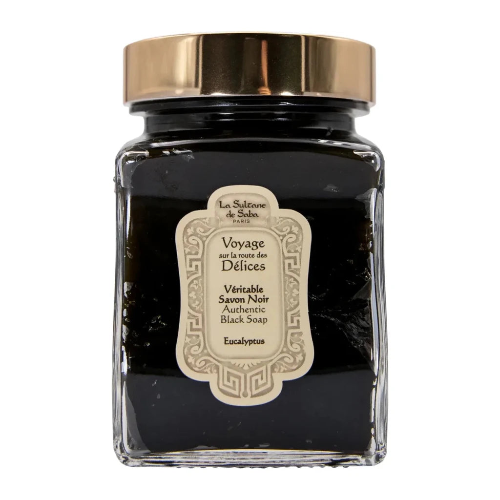 La Sultane De Saba - Black Soap with Eucalyptus - Hammam Ritual, 300ml - Level Up Beauty Supply