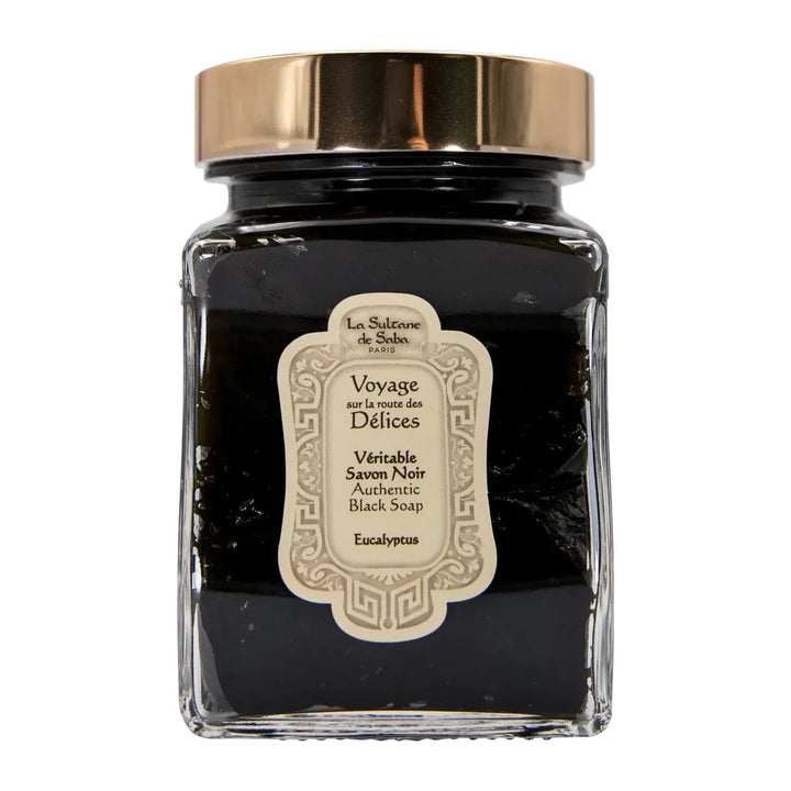 La Sultane De Saba - Black Soap with Eucalyptus - Hammam Ritual, 300ml