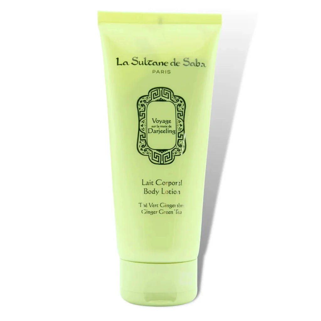 La Sultane De Saba - Body Lotion - Ginger Green Tea - Journey To the Route of Darjeeling, 200ml - Level Up Beauty Supply
