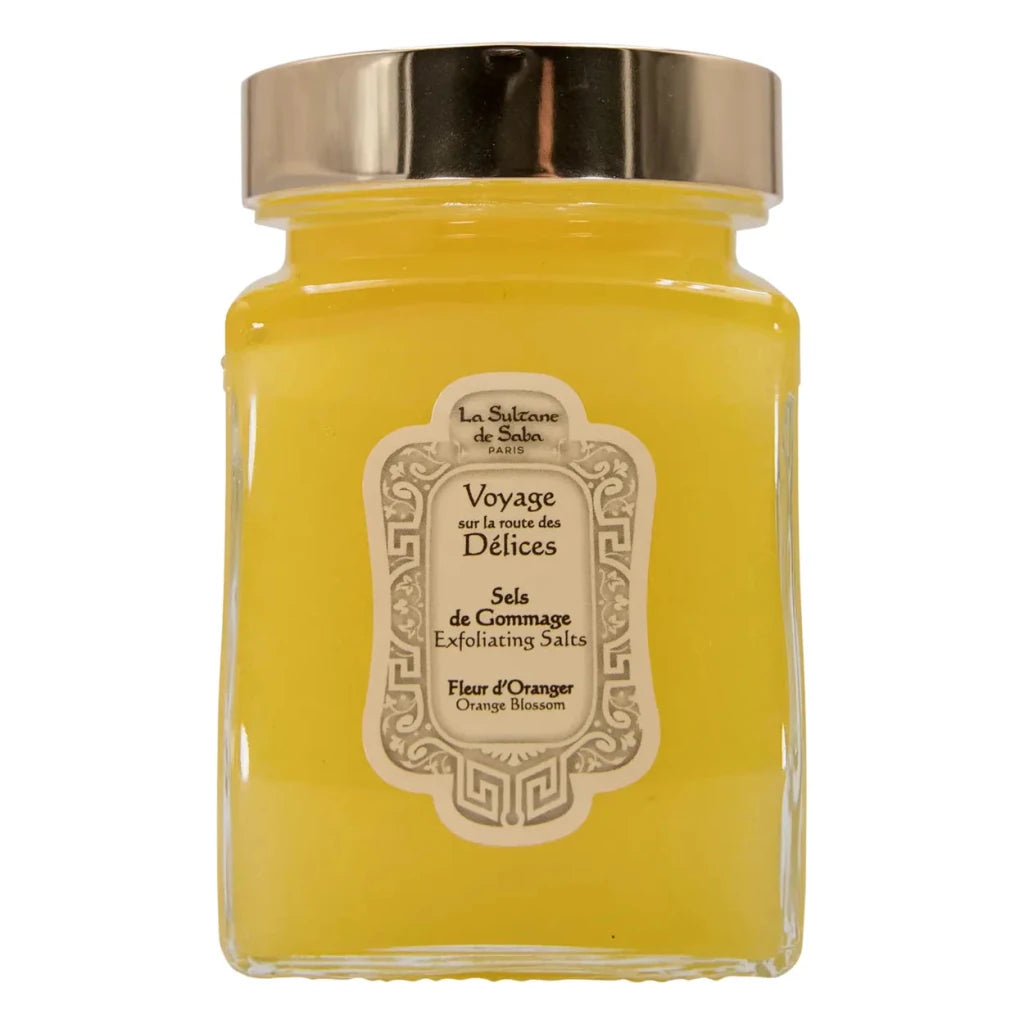 La Sultane De Saba - Exfoliating Salts - Orange Blossom - Journey To the Route of Delights, 300g - Level Up Beauty Supply