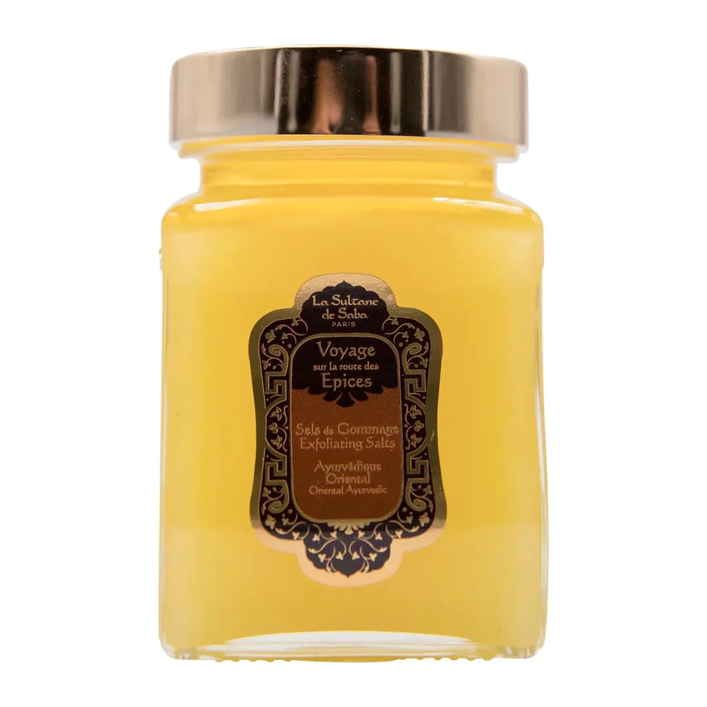 La Sultane De Saba - Exfoliating Salts Oriental Ayurvedic - Amber Vanilla Patchouli, 300g - Level Up Beauty Supply