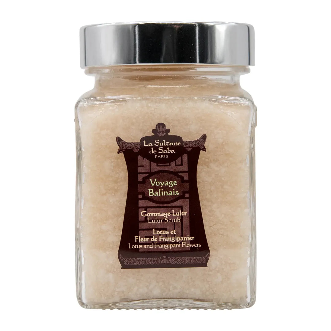 La Sultane De Saba - Lulur Scrub - Lotus and Frangipani Flower - Journey To Bali, 300g