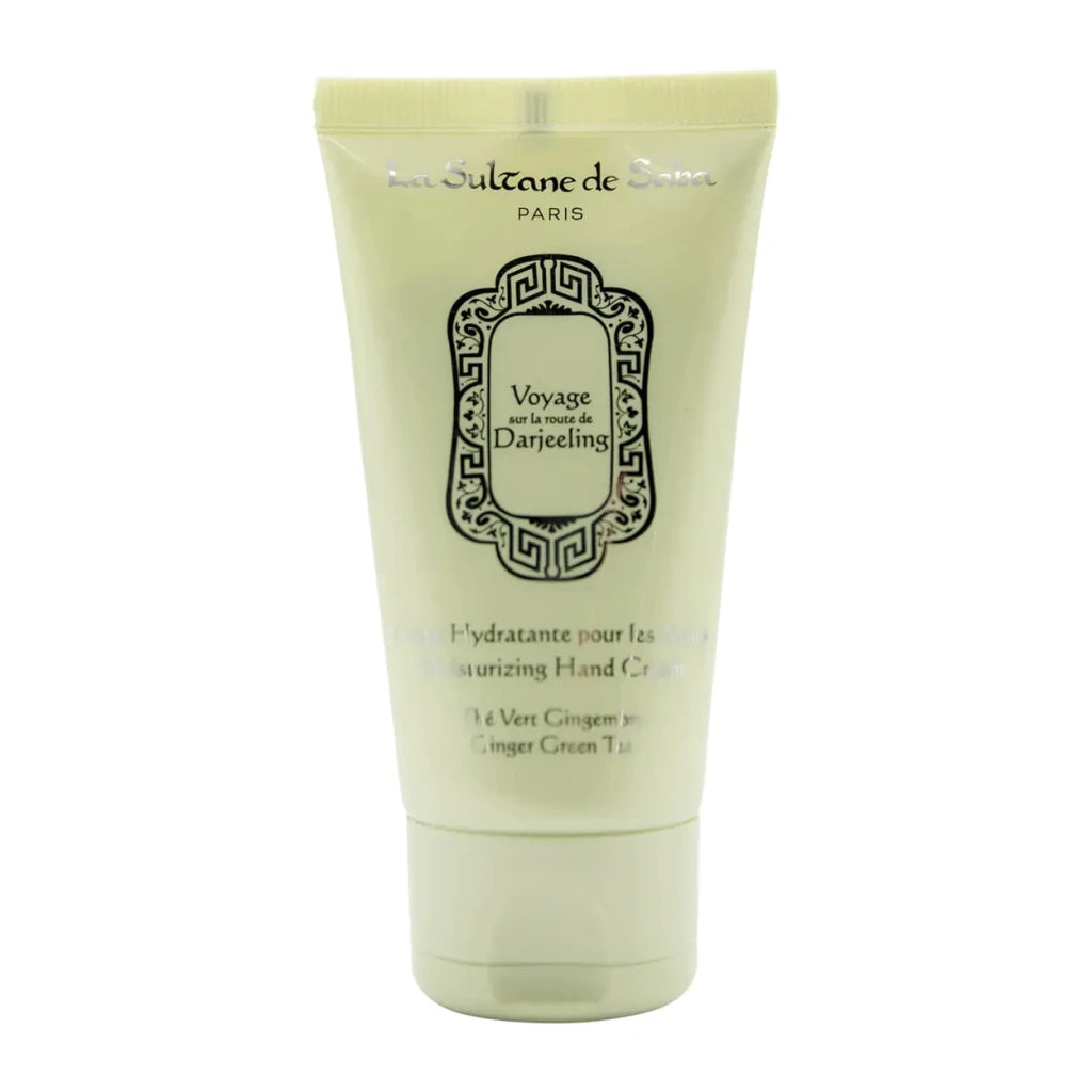 La Sultane De Saba - Moisturizing Hand Cream - Ginger Green Tea - Journey To the Route of Darjeeling, 50ml - Level Up Beauty Supply
