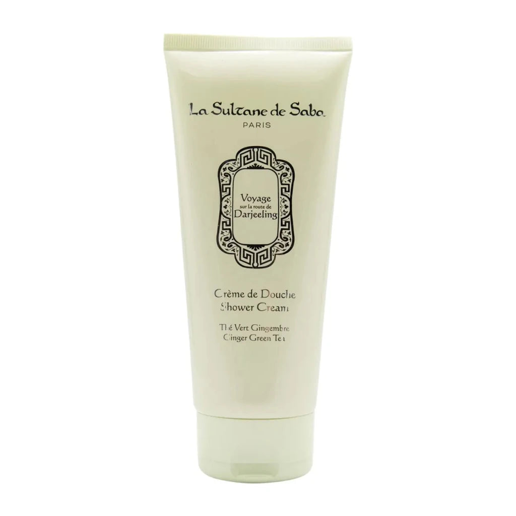 La Sultane De Saba - Shower Cream - Ginger Green Tea - Journey To the Route of Darjeeling, 200ml - Level Up Beauty Supply