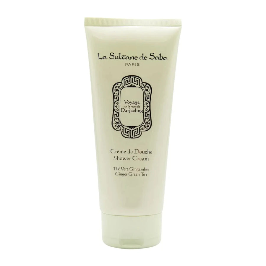 La Sultane De Saba - Shower Cream - Ginger Green Tea - Journey To the Route of Darjeeling, 200ml - Level Up Beauty Supply