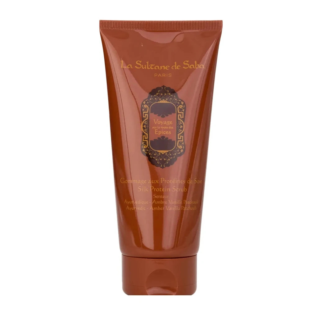 La Sultane De Saba - Silk Protein Scrub Oriental Ayurvedic - Amber Vanilla Patchouli, 200ml - Level Up Beauty Supply
