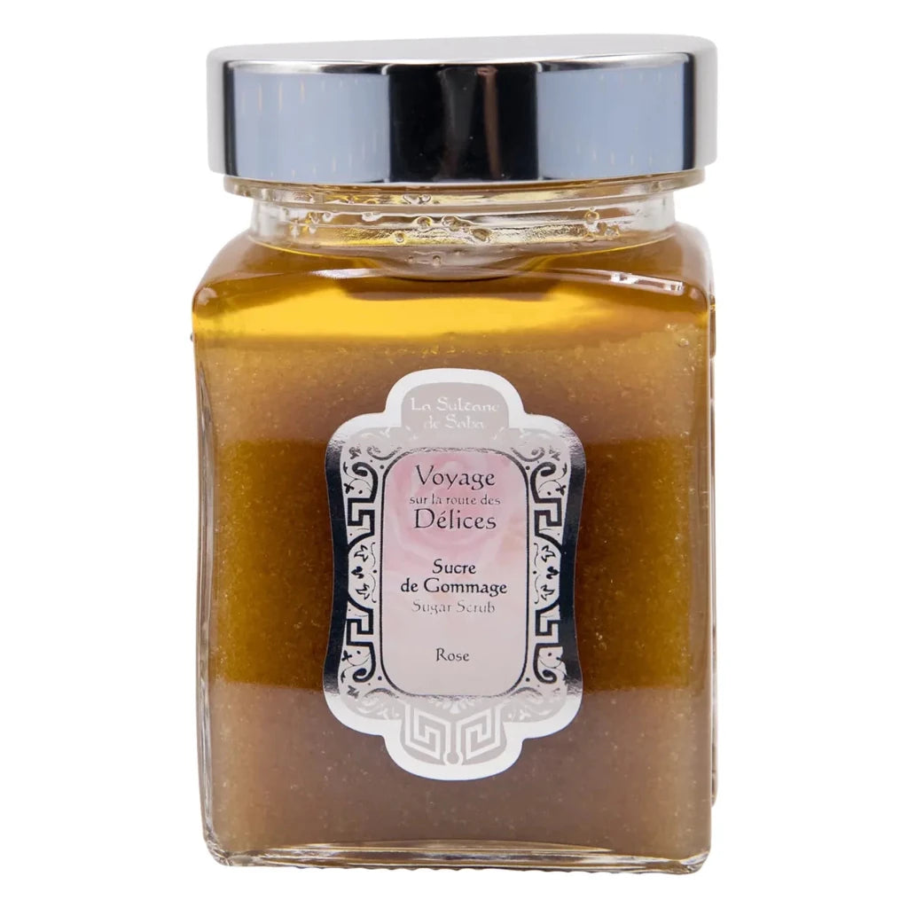 La Sultane De Saba - Sugar Scrub - Rose - Journey To the Route of Delights, 300g - Level Up Beauty Supply