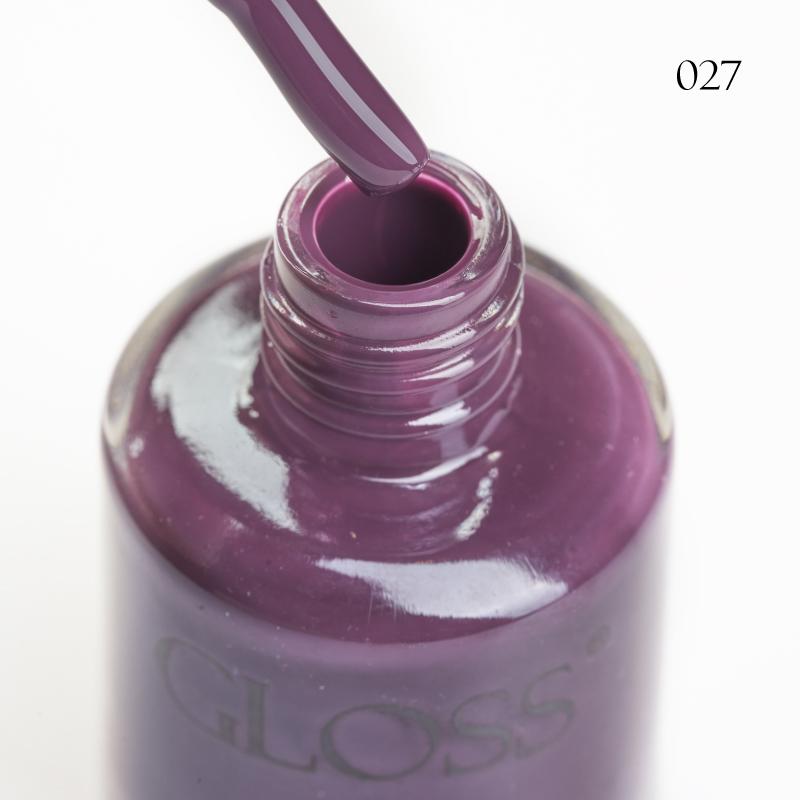 GLOSS Nail Polish Lacquer - 027, 11ml