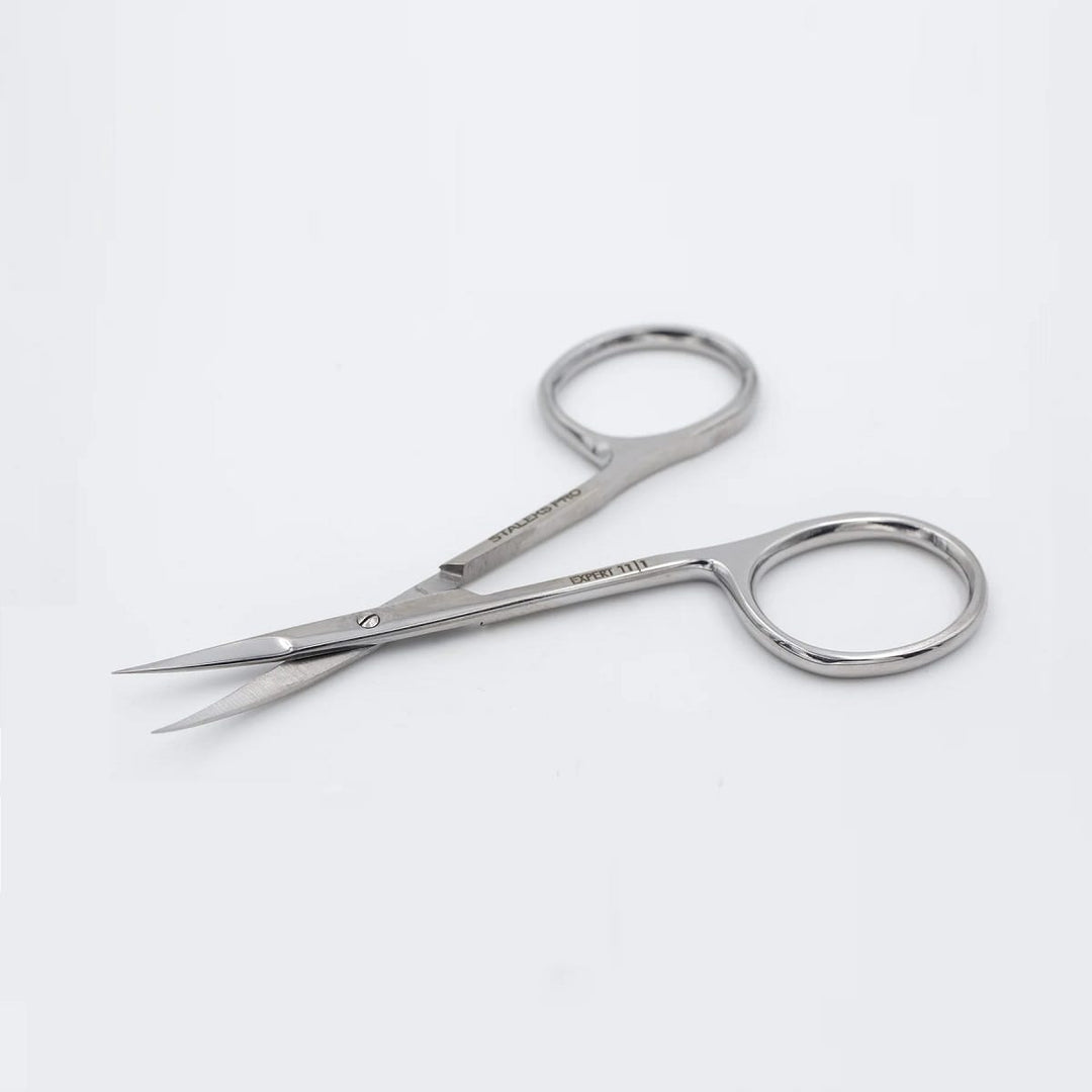 Cuticle Scissors with Narrow Curved Blades for left hand STALEKS Pro Expert 11 Type 1, 18 mm