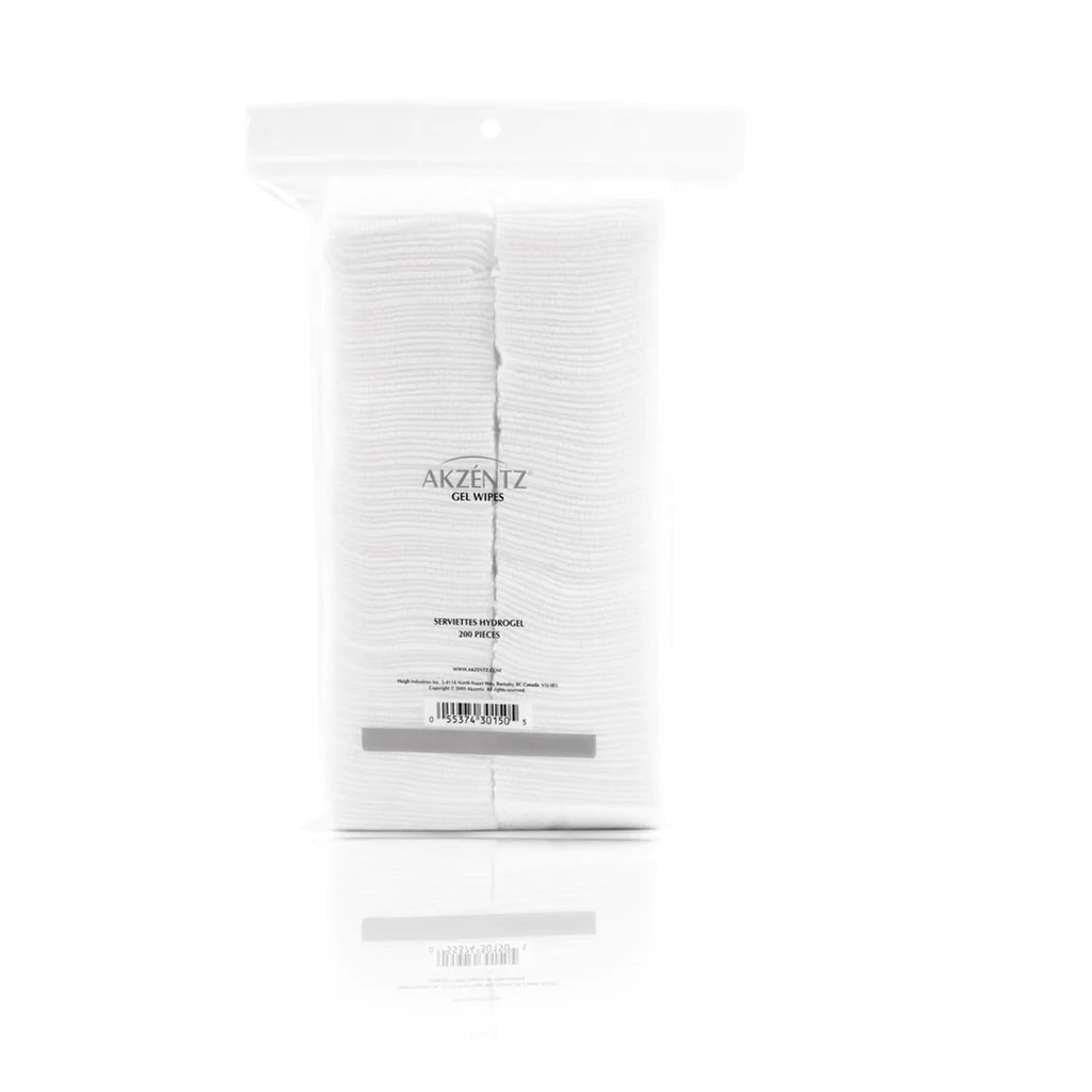 AKZENTZ Gel Wipes 2" x 2", 200pcs - Level Up Beauty Supply