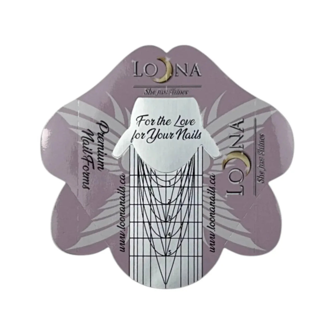 Loona Aluminum Premium Nail Forms 350pcs/roll
