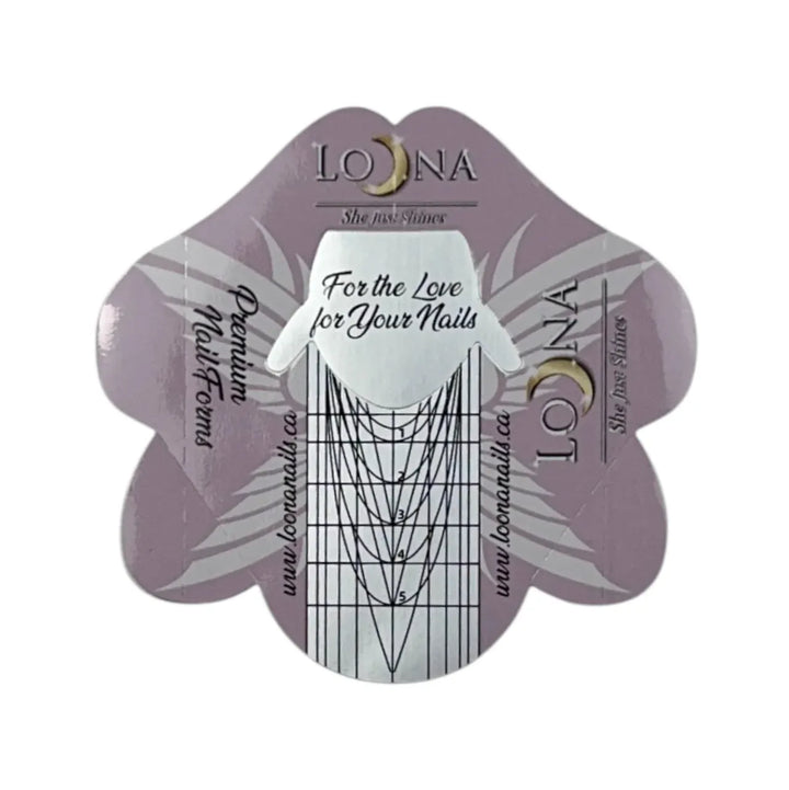 Loona Aluminum Premium Nail Forms 350pcs/roll