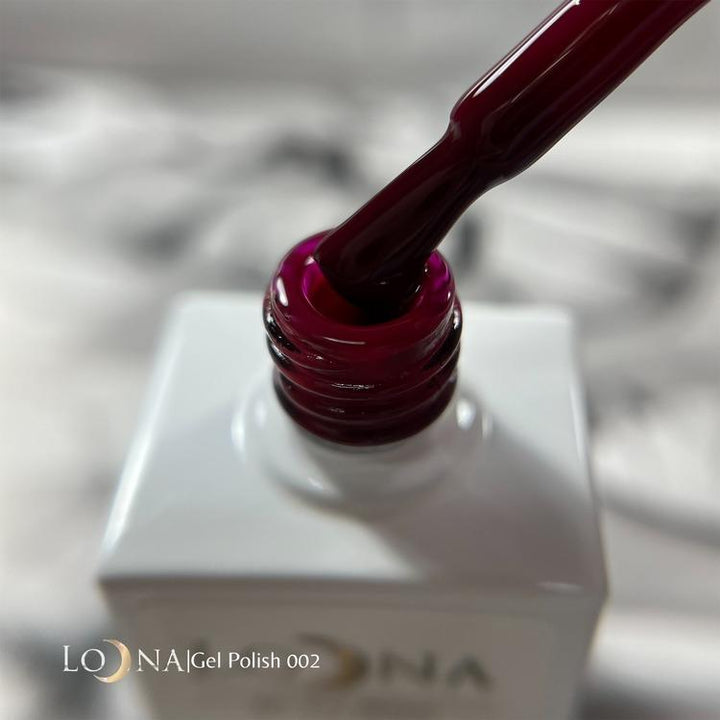 Loona Gel Polish 002 Burgundy, 15ml