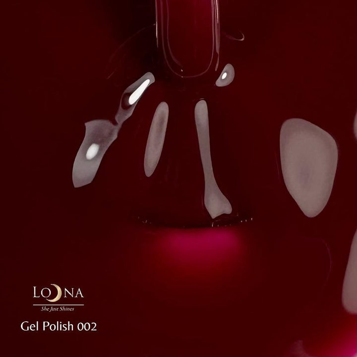 Loona Gel Polish 002 Burgundy, 15ml