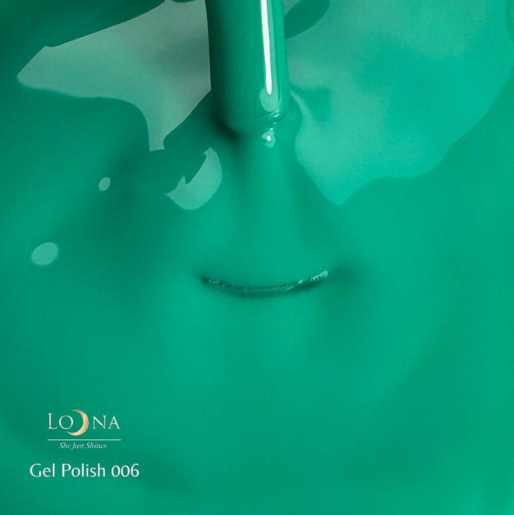 Loona Gel Polish 006 Green Blue, 15ml