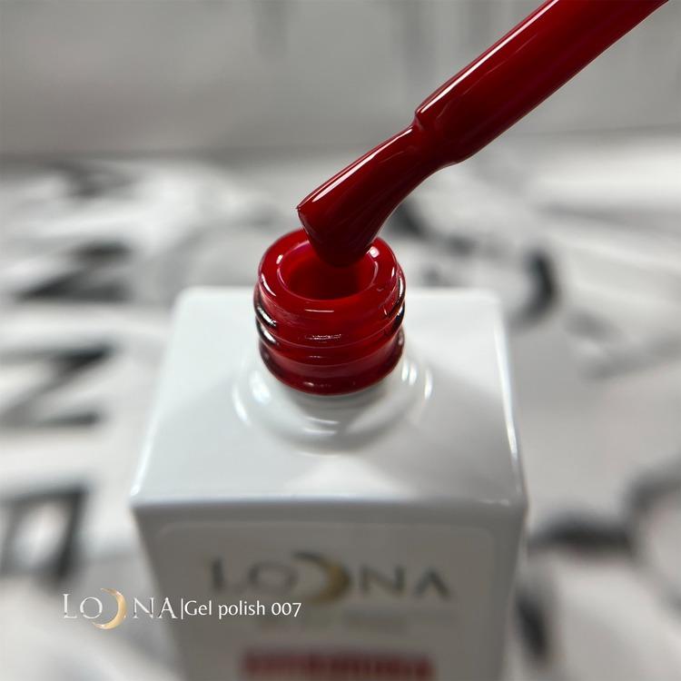 Loona Gel Polish 007 Red, 15ml