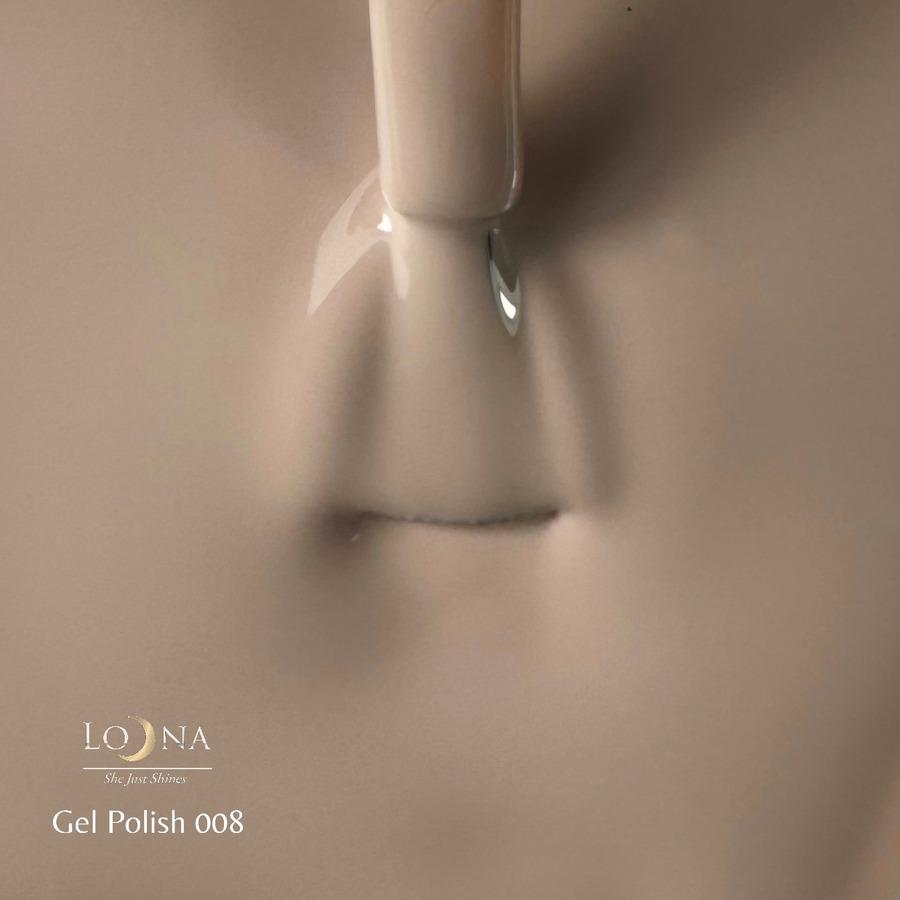 Loona Gel Polish 008 Nude, 15ml