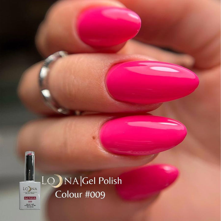 Loona Gel Polish 009 Raspberry pink, 15ml