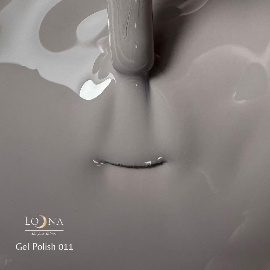 Loona Gel Polish 011 Light Grey, 15ml - Level Up Beauty Supply